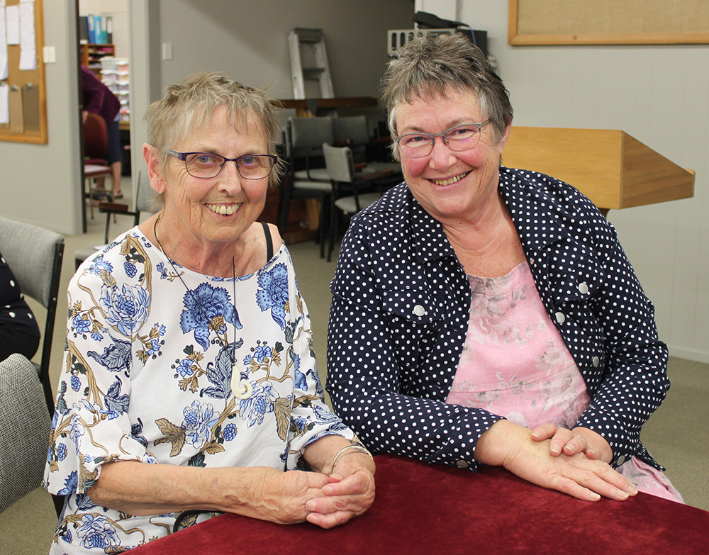 New Zealand Champions Ruth Lewis and Trish Stephens Rotorua Bridge Club